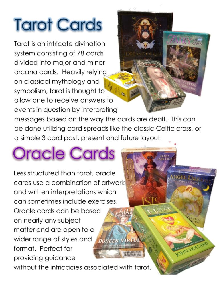 What'S the Difference between Tarot And Oracle