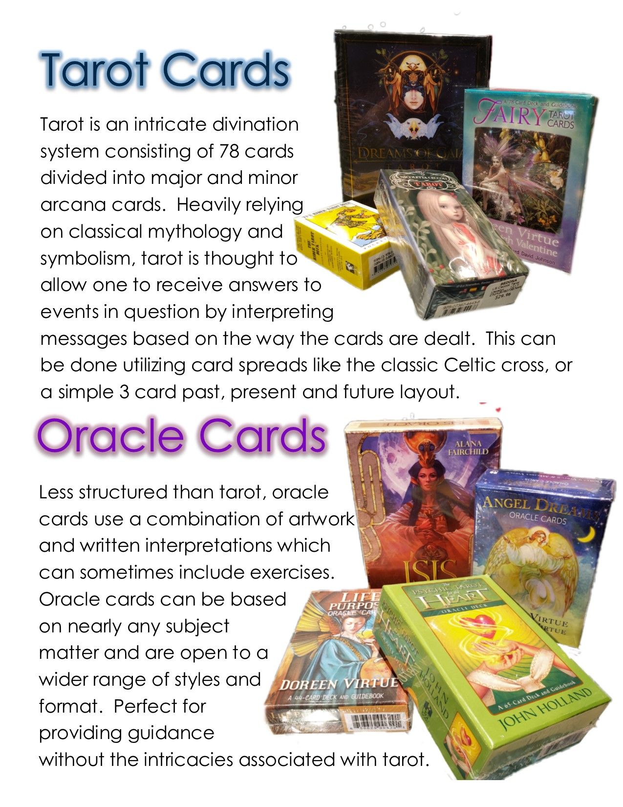 What'S the Difference between Tarot And Oracle