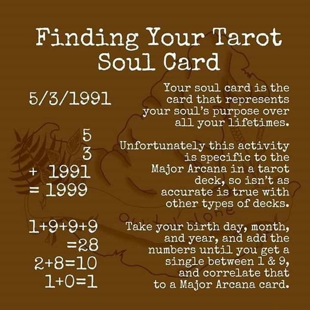 What is a Tarot Soul Card?